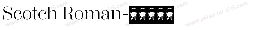 Scotch Roman字体转换